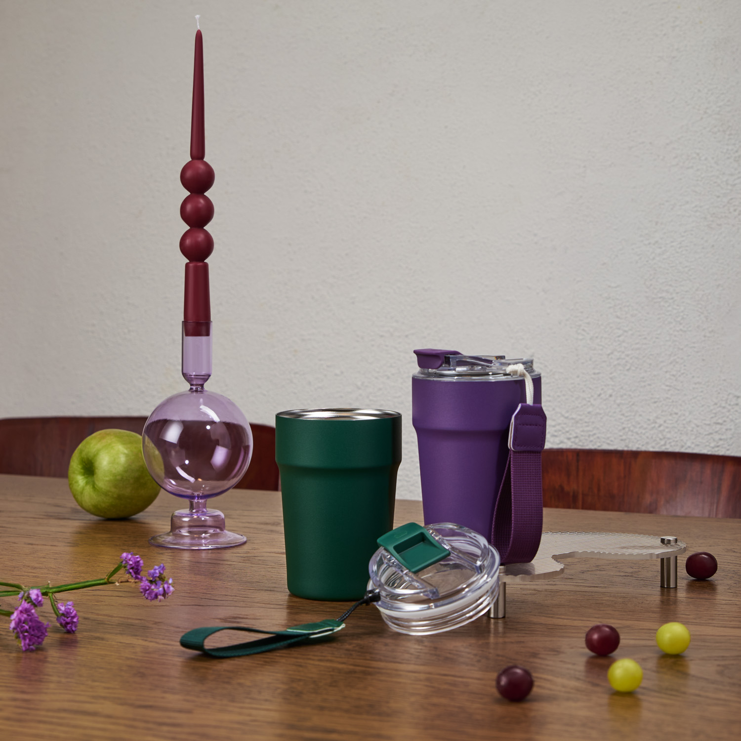 Термокружка вакуумная Monaco, темно-зеленая-9