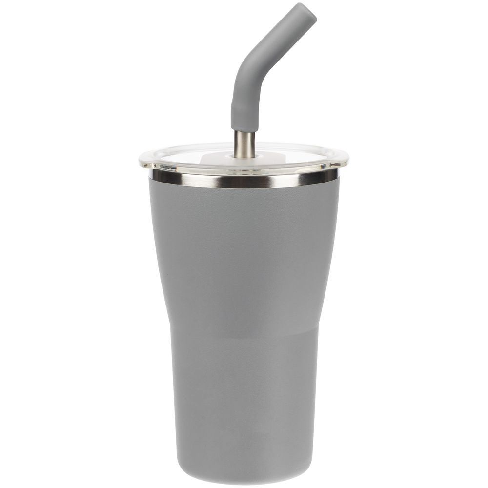 Термостакан Sapporo без логотипа, серый-1