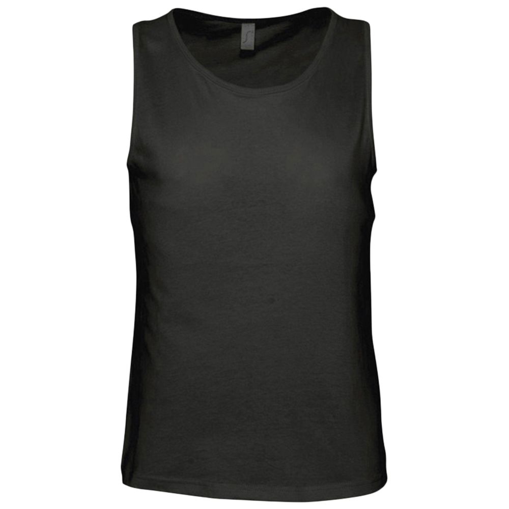 Майка мужская Justin 150, черная-0