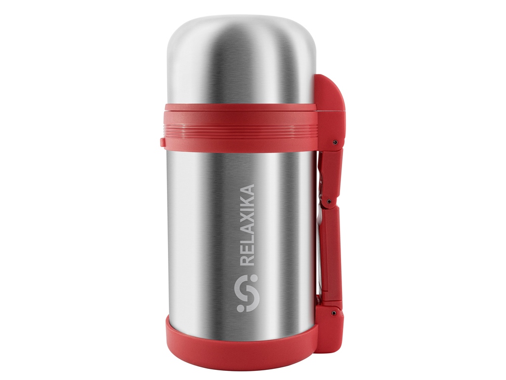 Термос универсальный (для еды и напитков) Relaxika 201, 1000 мл, стальной-0
