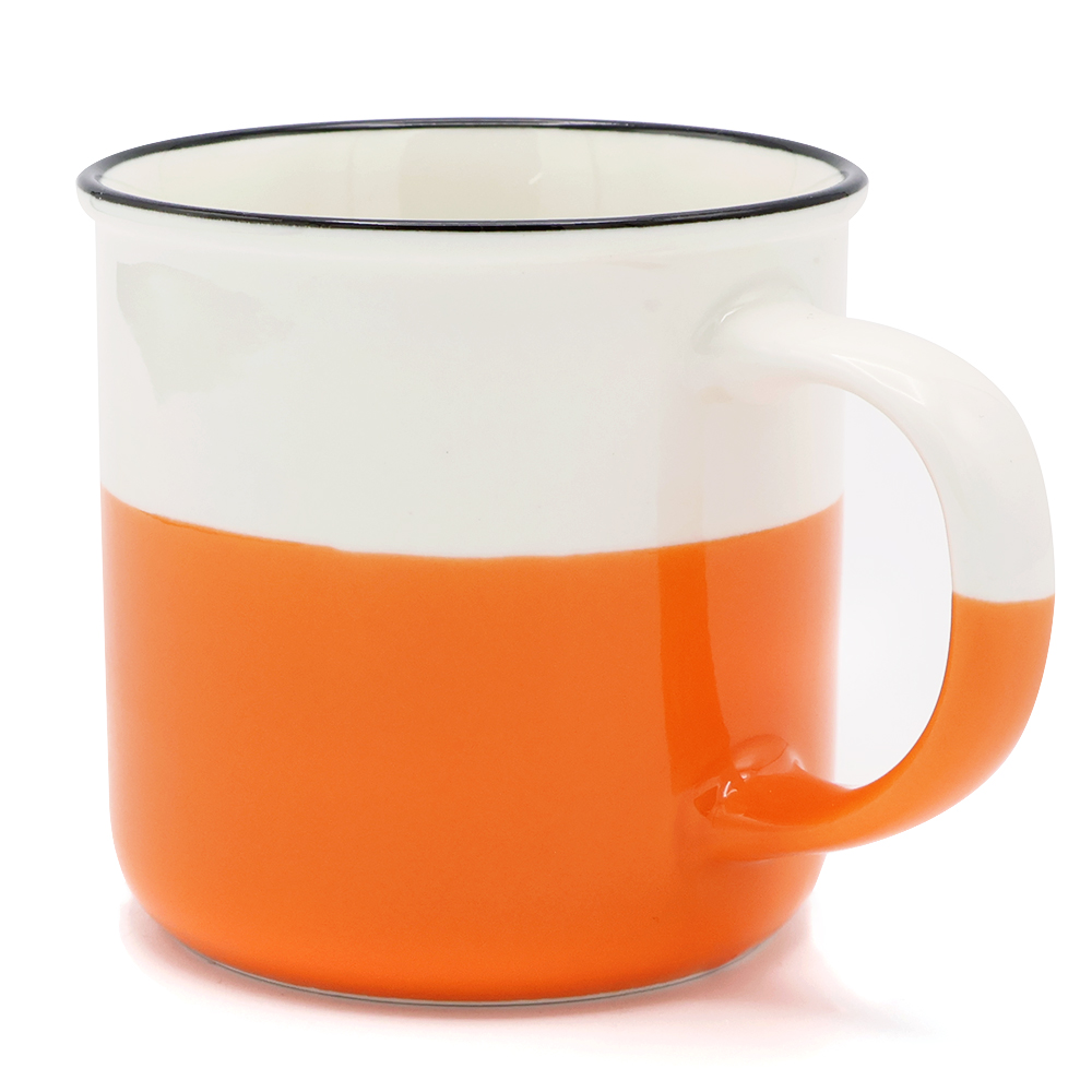 Кружка Wooster, бело-оранжевая-1