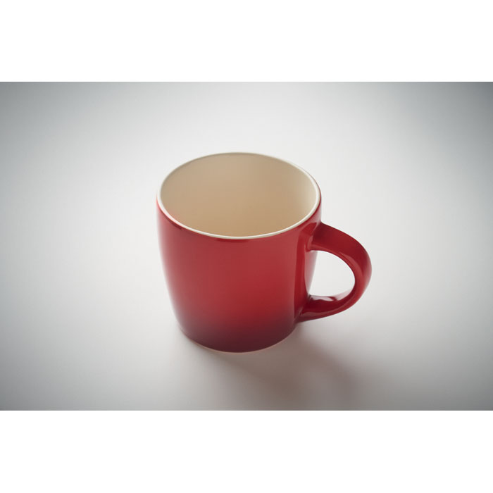 Ceramic mug 300ml, красный-1