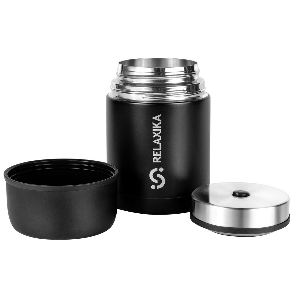 Термос для еды Relaxika 700, черный-3