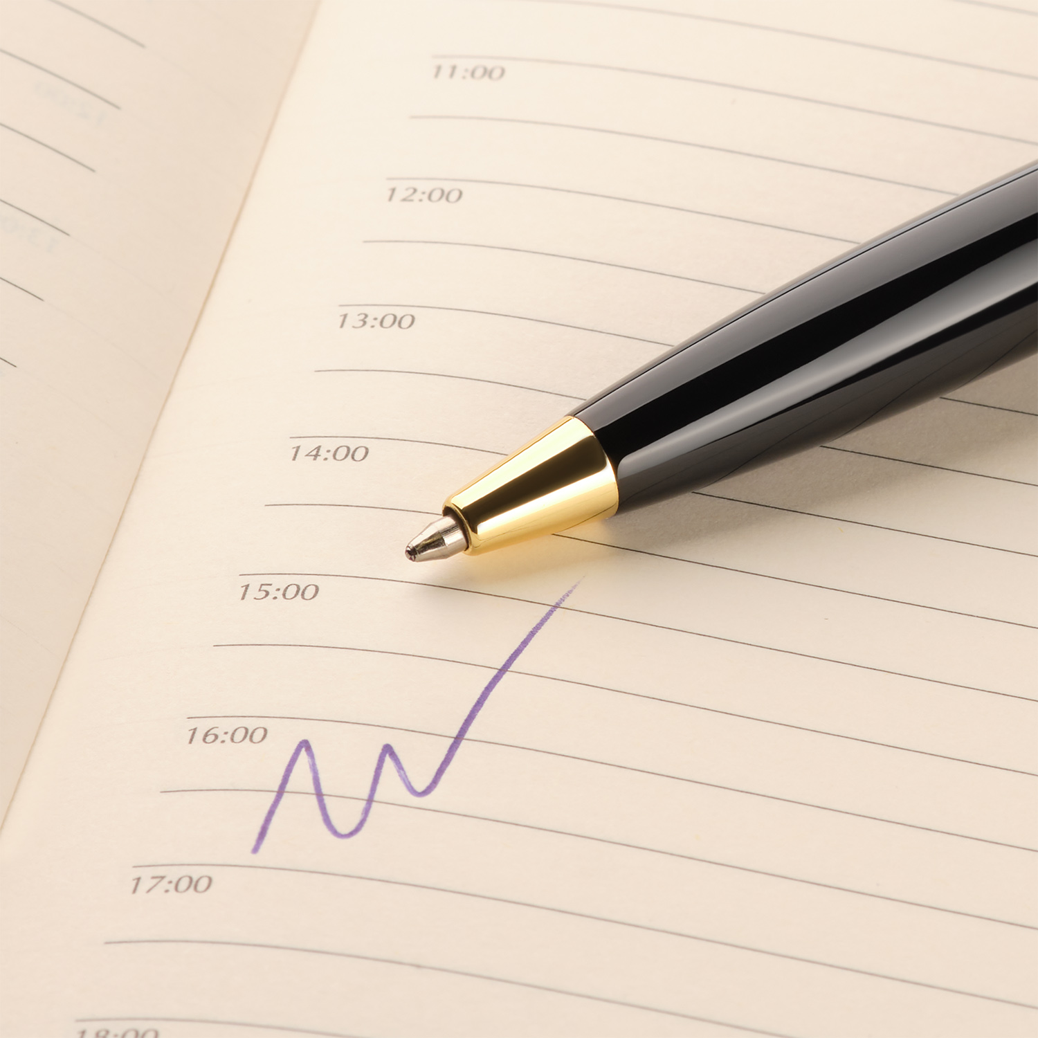 Шариковая ручка Соната (Sonata), черная/позолота-3