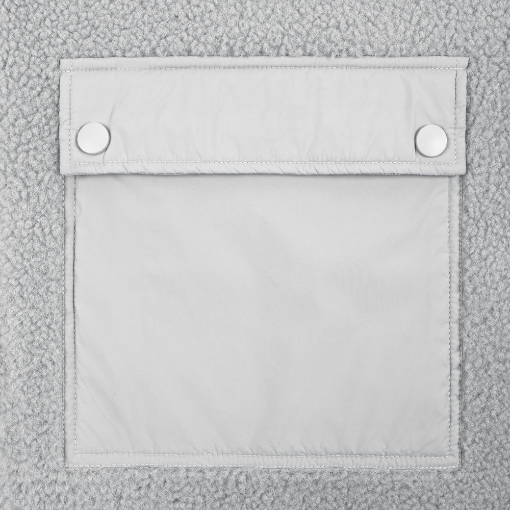 Куртка унисекс Oblako, светло-серая-4