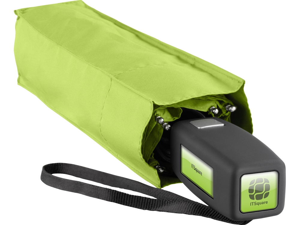 Зонт складной 5649 Square полуавтомат, красный-4