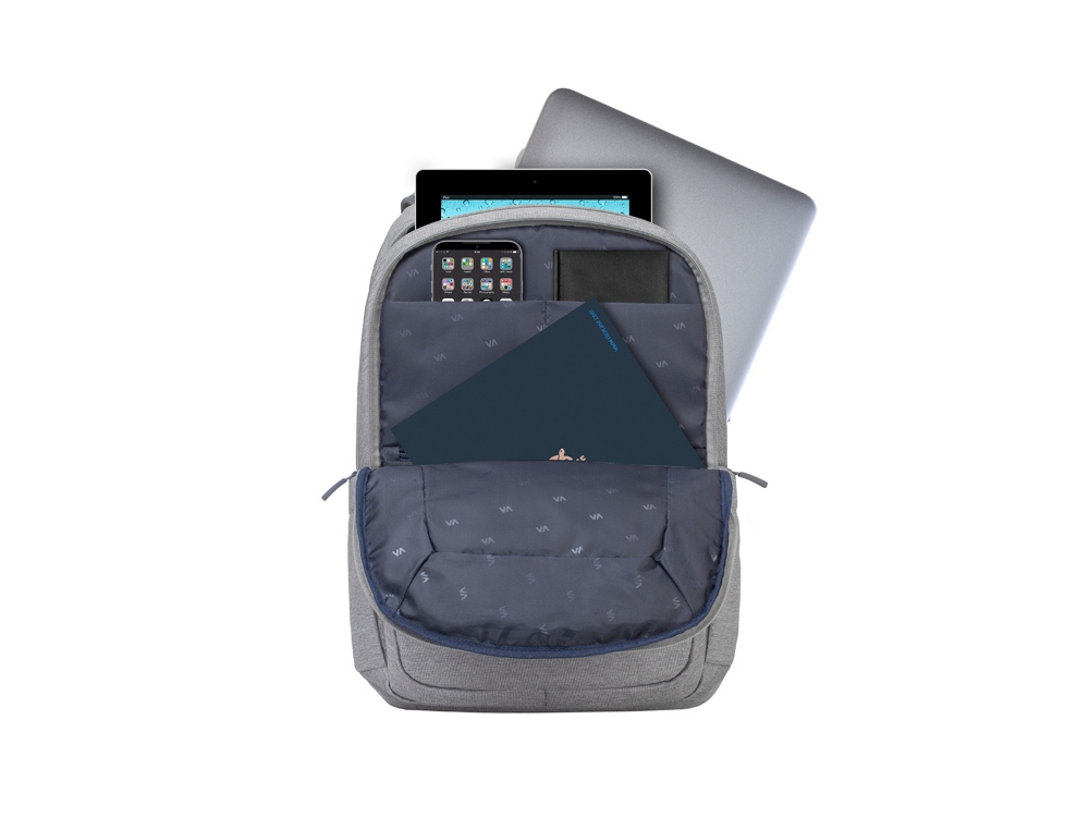 RIVACASE 7760 grey ECO рюкзак для ноутбука 15.6-12