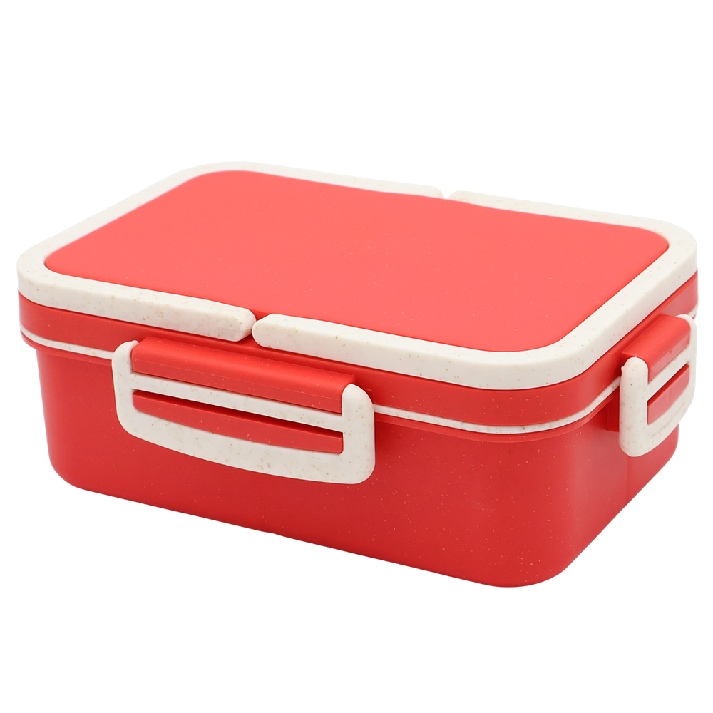 Ланчбокс (контейнер для еды) Inar из пшеничного волокна, Красный.-1