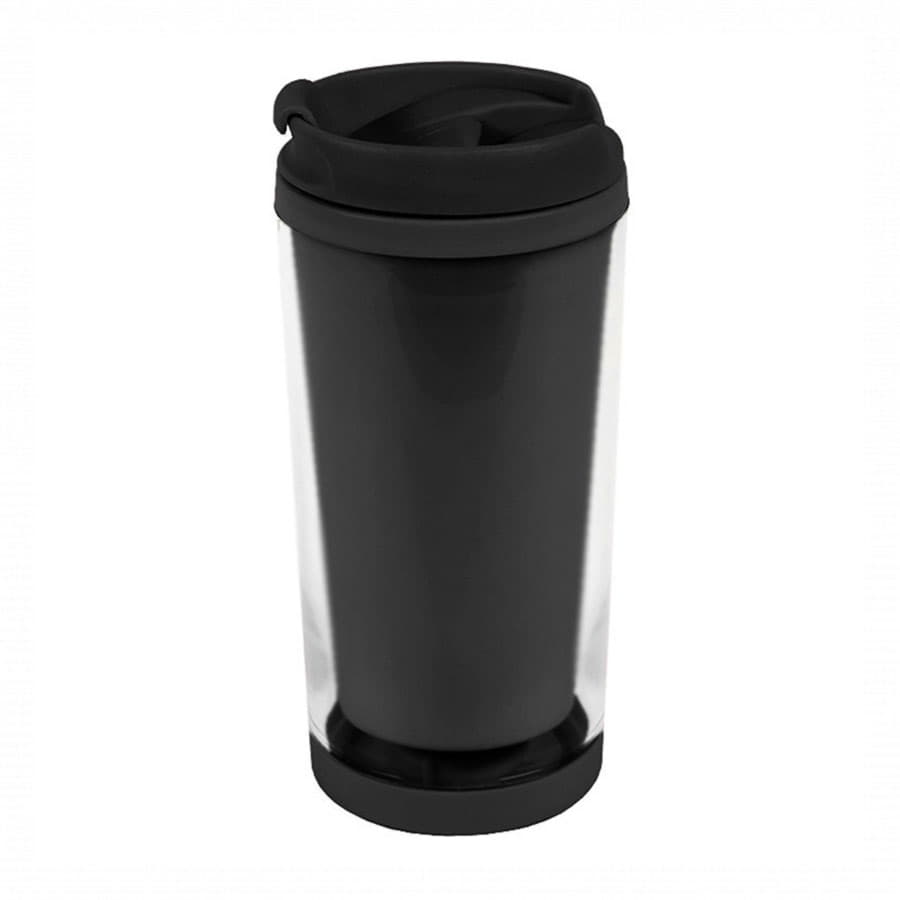 Термокружка IMPULSE под полиграфическую вставку, 220мл, прозрачный-1