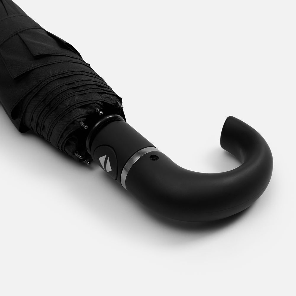 Зонт складной Hooklook, черный-3