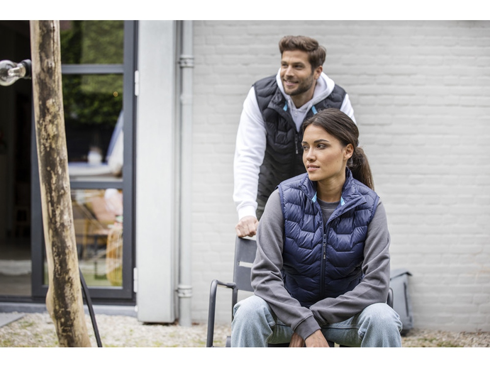 Женская утепленная телогрейка Epidote из материалов, переработанных по стандарту GRS - Storm grey-8