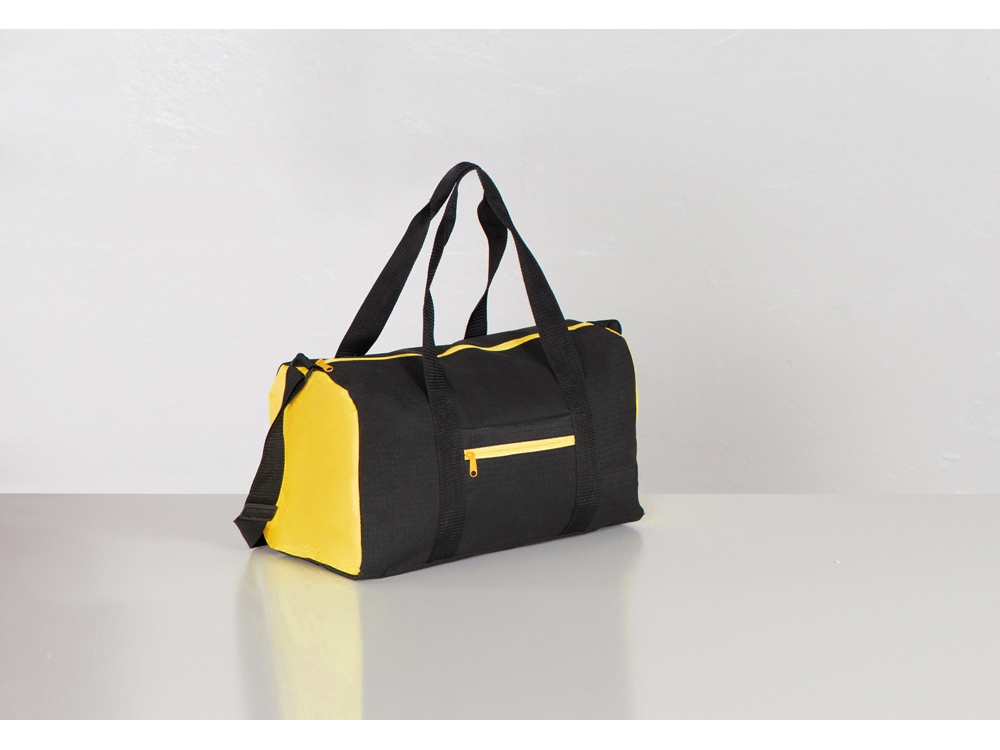 Сумка спортивная Master с цветными молниями, неоново-желтый-7