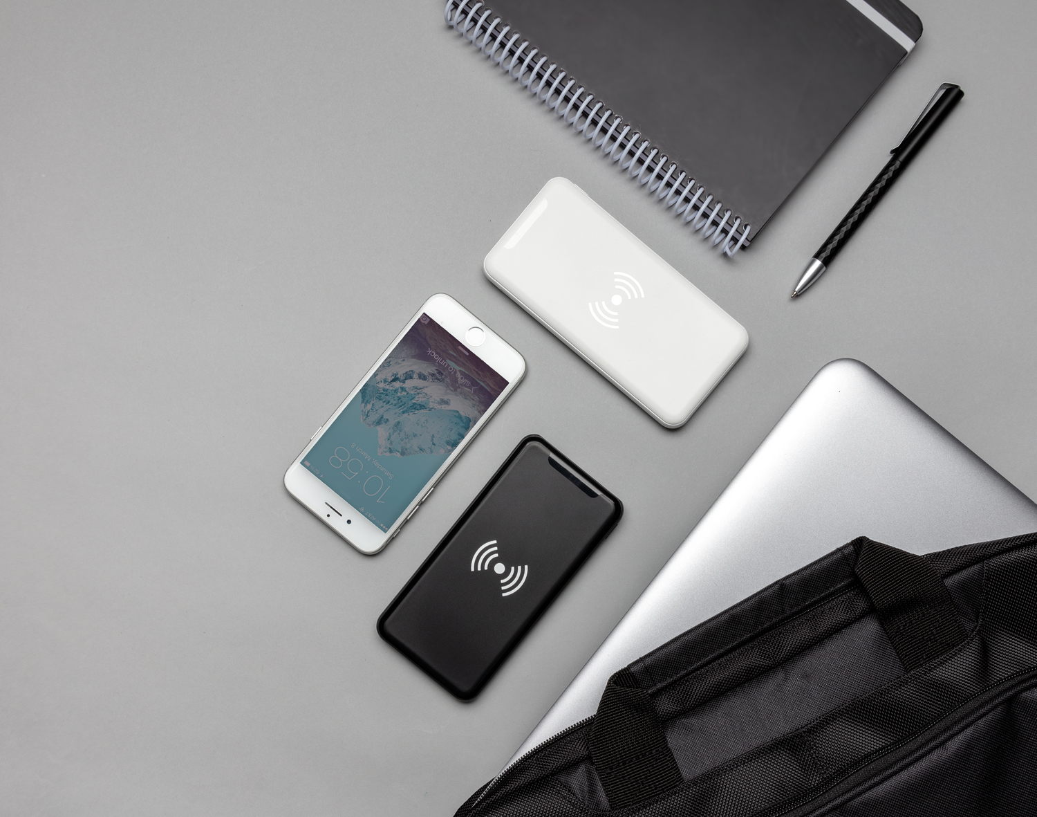 Ультратонкий беспроводной внешний аккумулятор на 4000 мАч-4