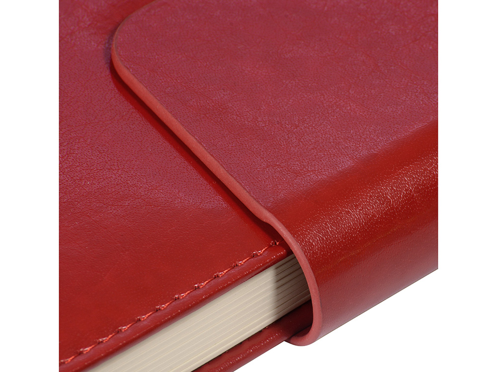 Ежедневник А5 недатированный Prestige, красный-4