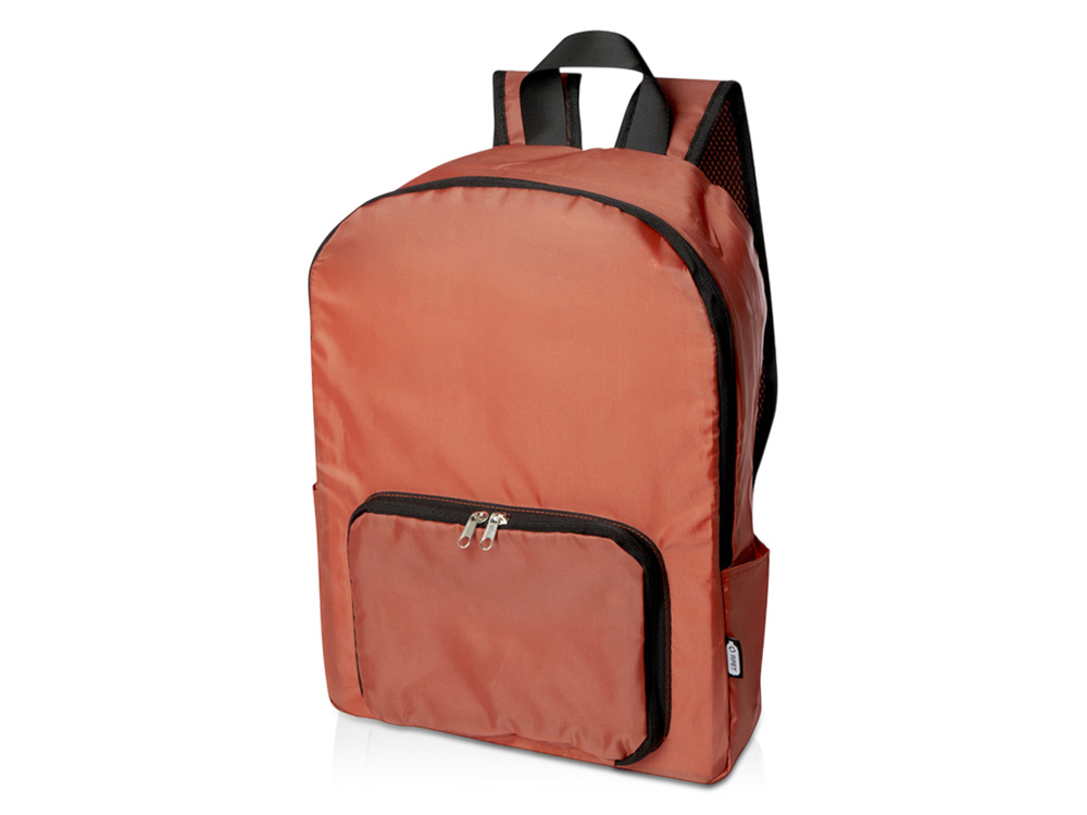 Складной рюкзак EcoFold объемом 15 л из переработанного ПЭТ-пластика - Brick-0