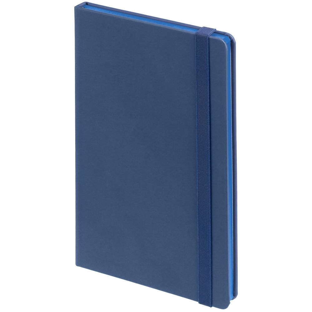 Блокнот Shall, в линейку, синий-1