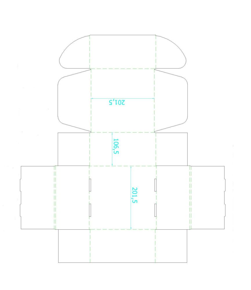 Коробка Medio, белая-2