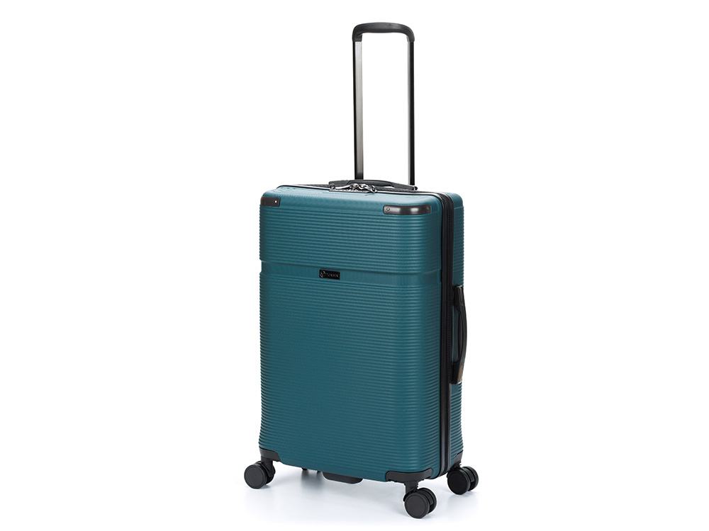 Чемодан TORBER Onego, зелёный, ABS-пластик, 69,5 х 46 х 26 см, 69 л-0