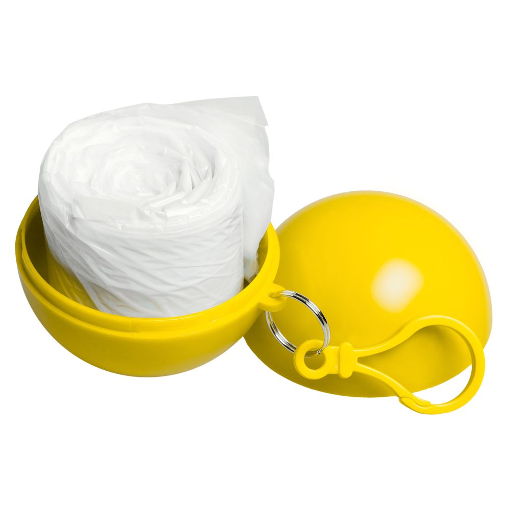 Дождевик в круглом футляре Nimbus, желтый-2