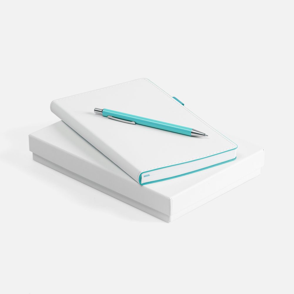 Набор White Shall, бело-бирюзовый-0