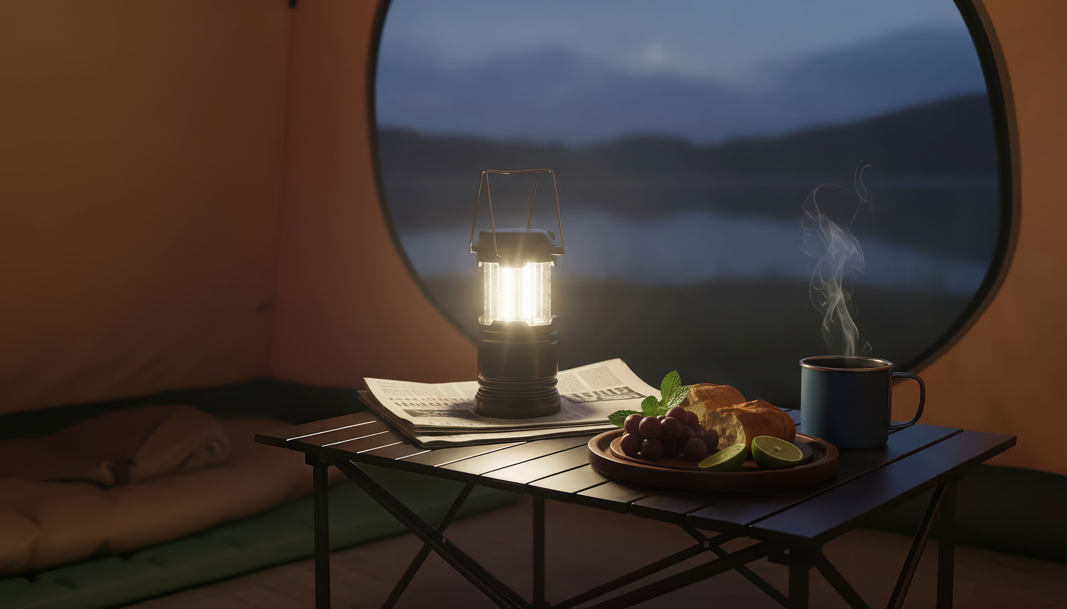 Туристический led-фонарь "Compass" 360˚-2