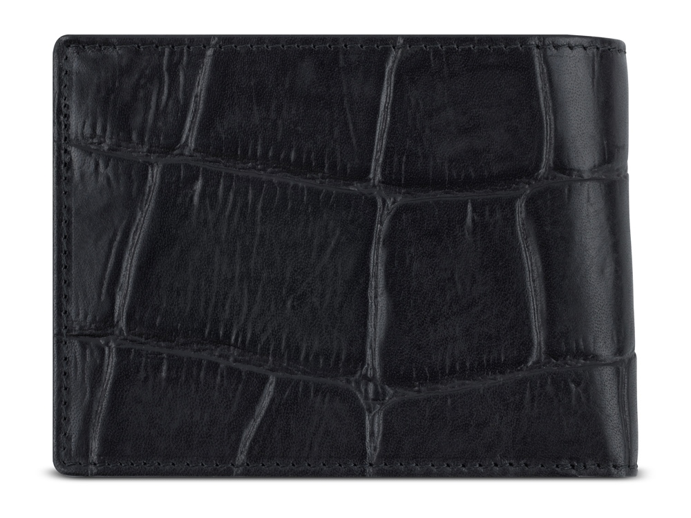 Портмоне BUGATTI Nevio, чёрный, воловья кожа/козья кожа/полиэстер, 12,5х2,5х9,3 см-4