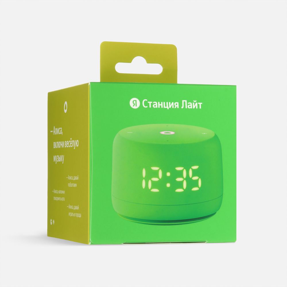 Умная колонка «Яндекс Станция Лайт 2», зеленая-3