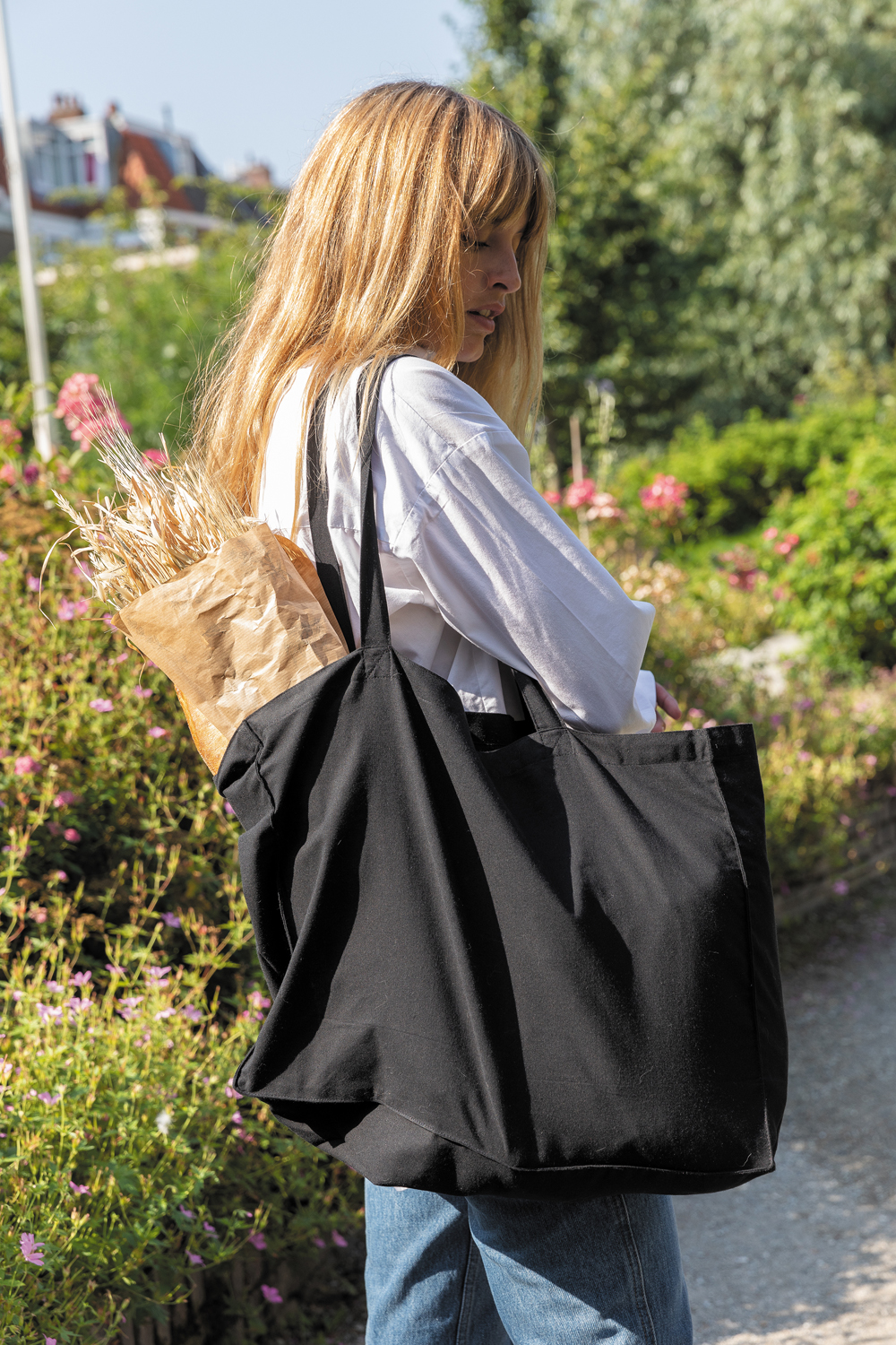 Сумка-шоппер Impact из переработанного хлопка AWARE™, 145 г-3