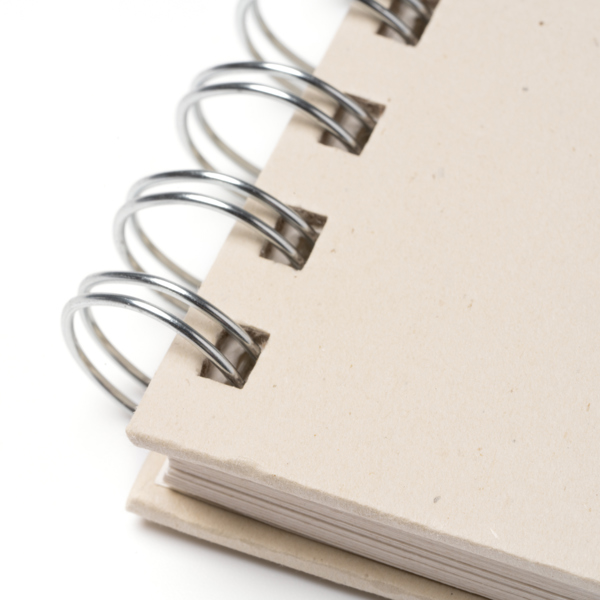 Блокнот на пружине RANIC, Бежевый-3