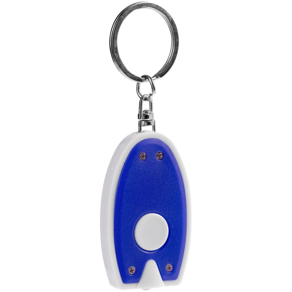 Брелок-фонарик Vivid, ver.2, синий с белым-1