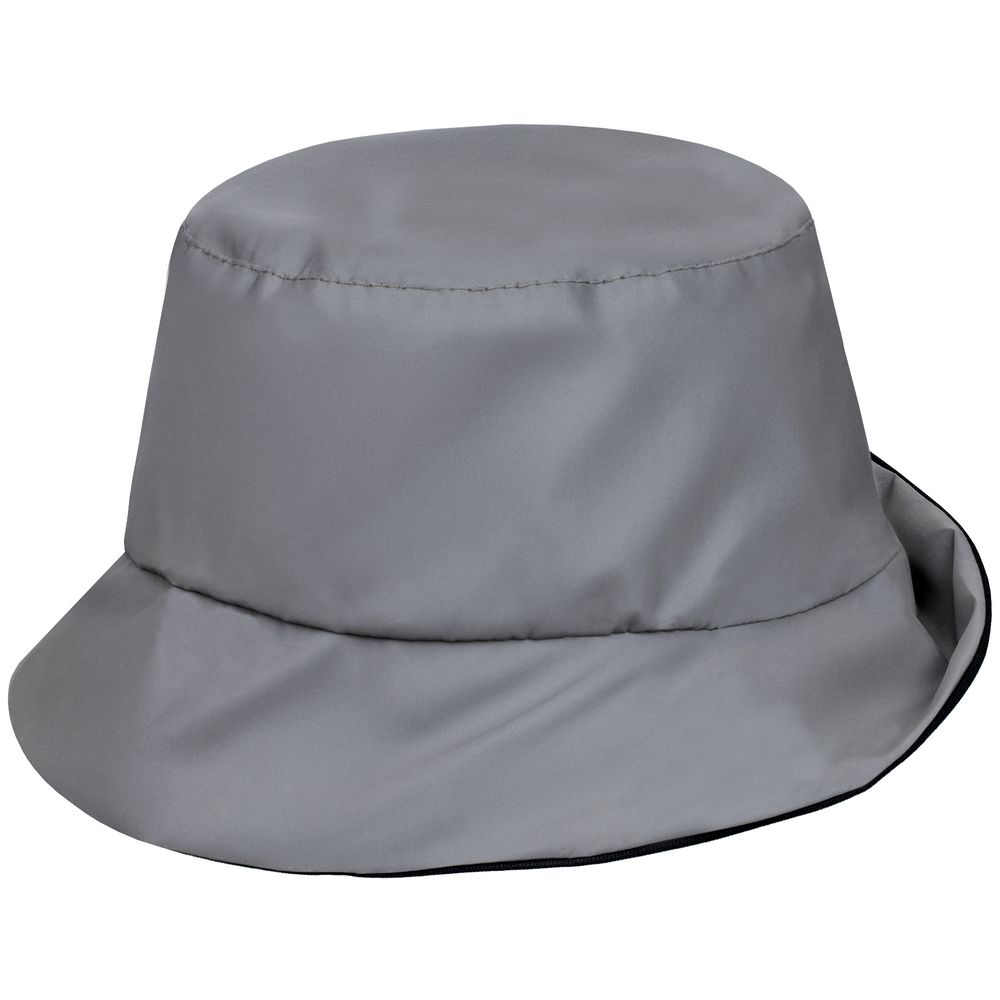 Панама Manifest из светоотражающей ткани, серая-2