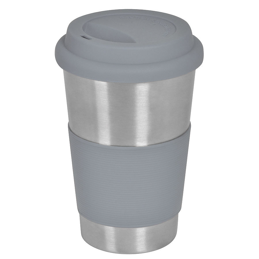 Термокружка  "Утро", серый-0