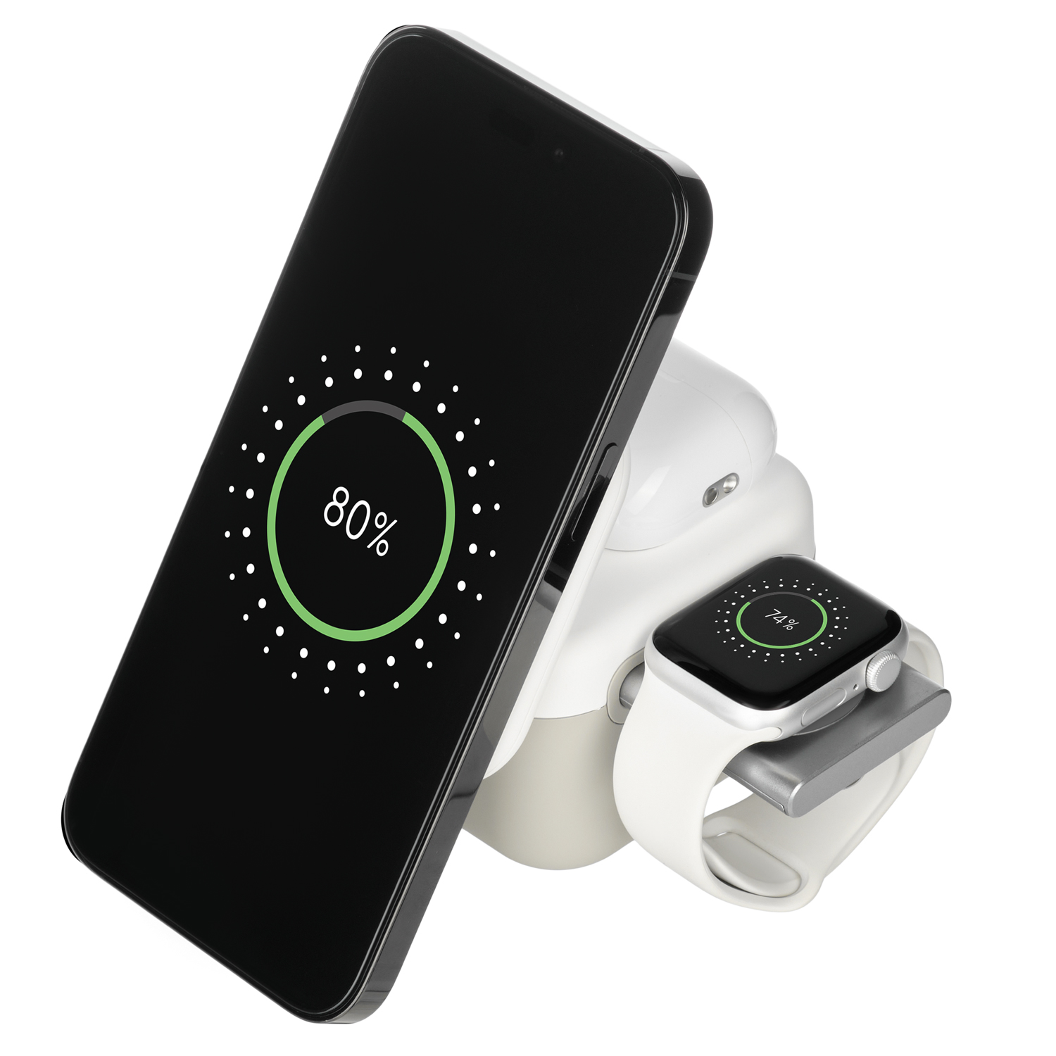 Беспроводная зарядная станция 3в1 15W Куб (Cube Wireless Magnetic)-4