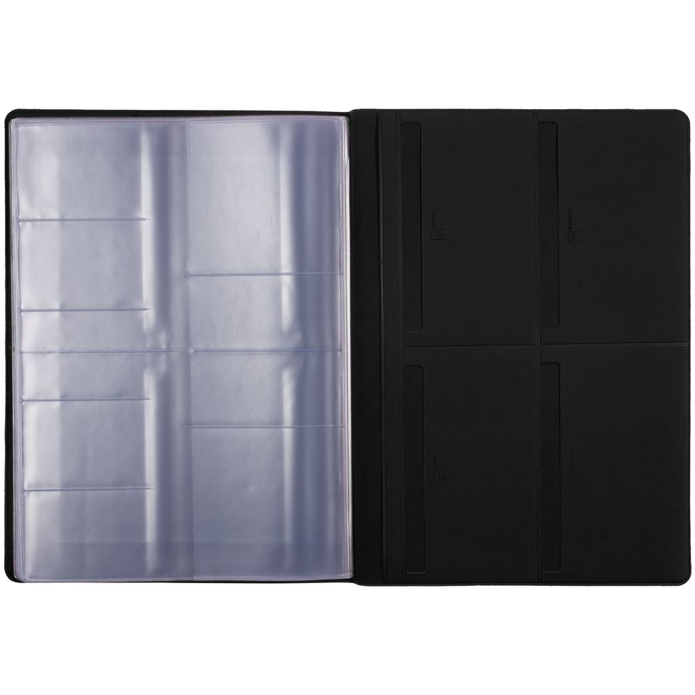 Папка для хранения документов Devon Maxi, черная-4