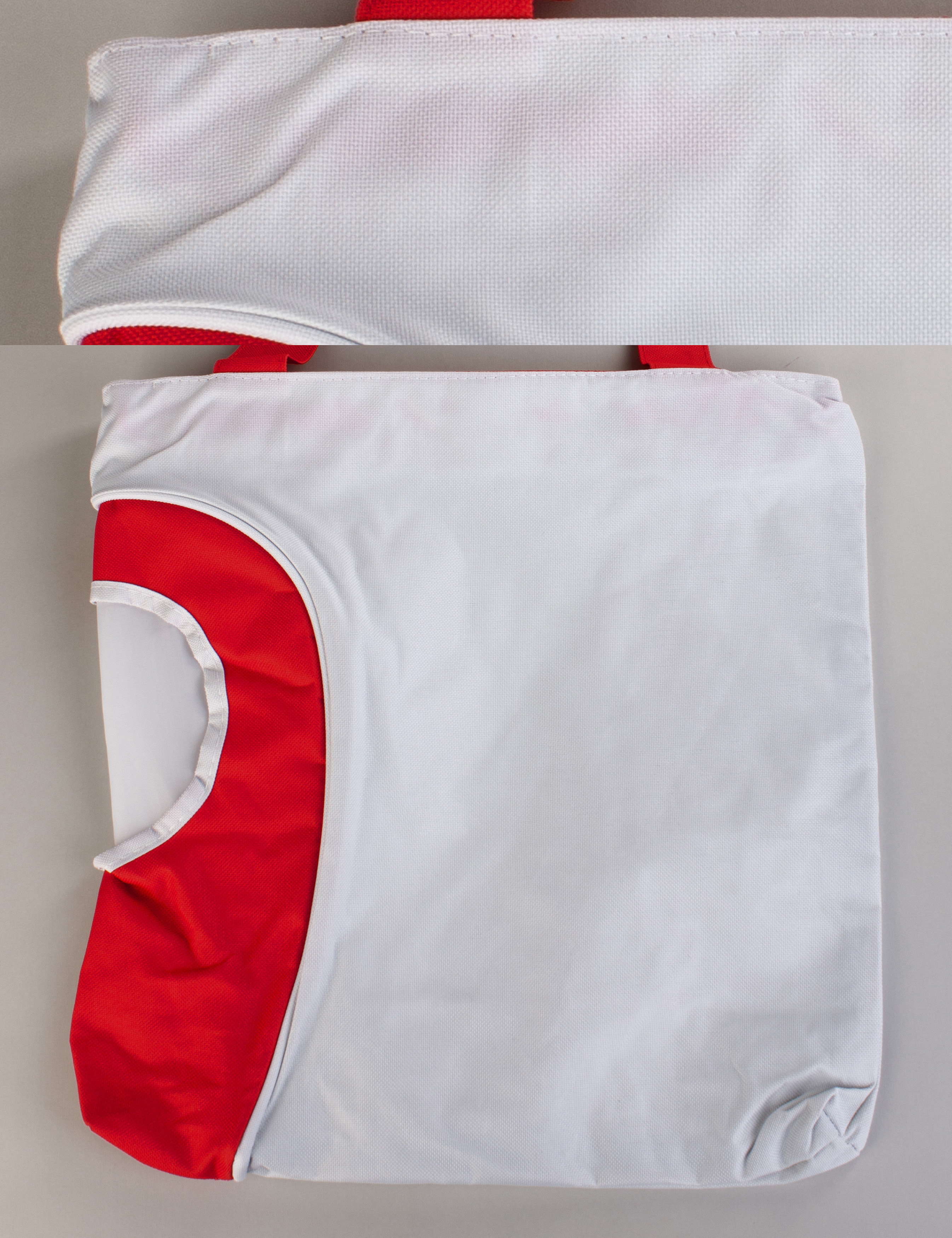 Сумка пляжная "Карибские острова", красная/белая#-2