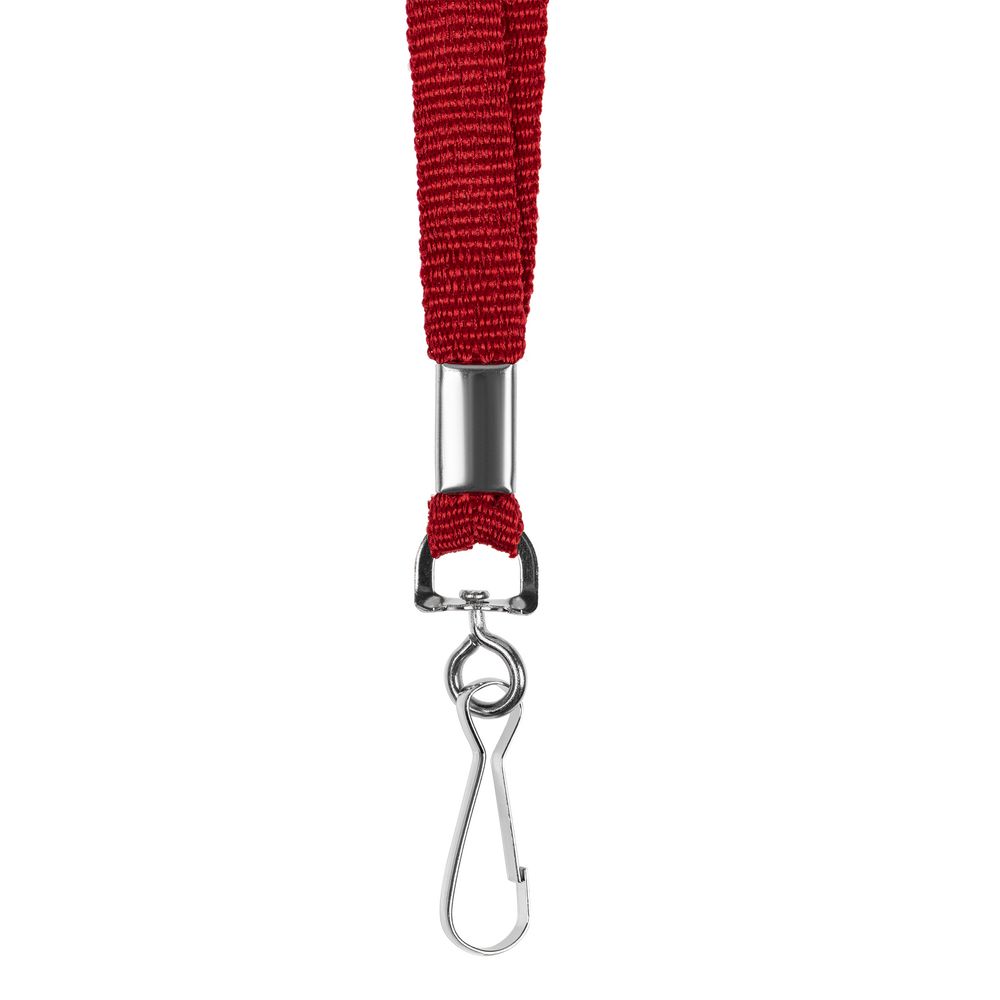 Лента с карабином Colorplan, красная-3