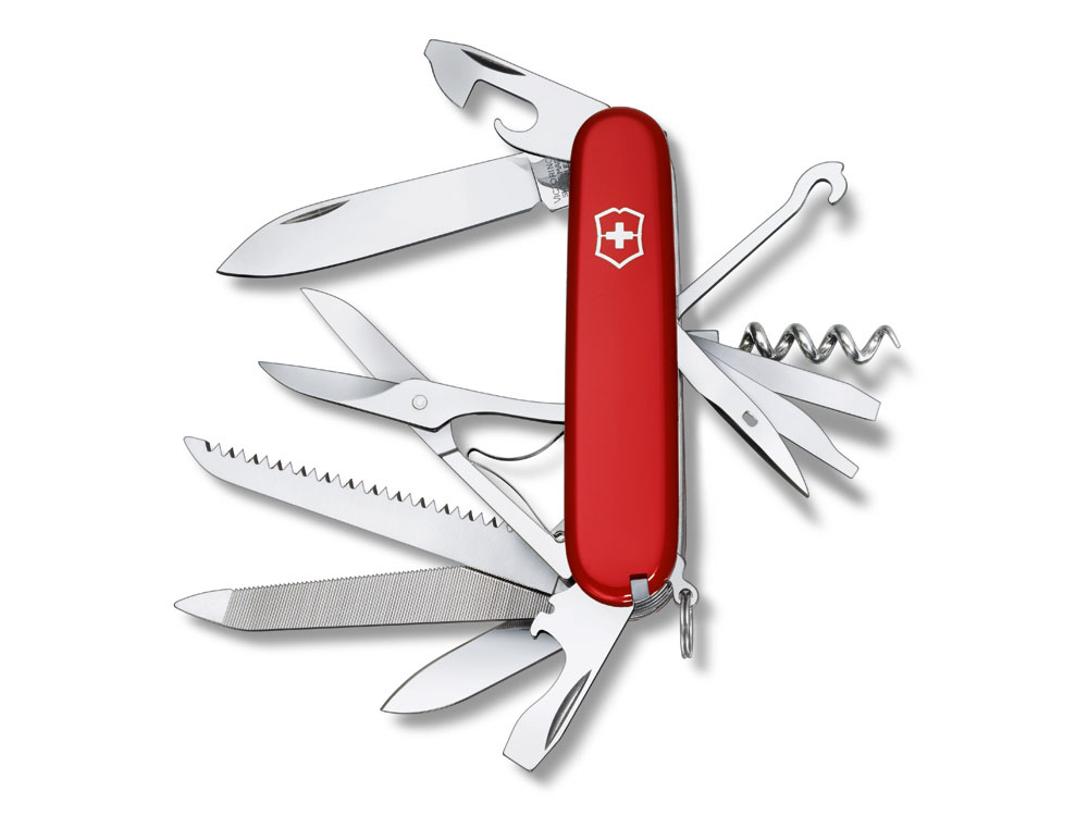 Нож перочинный VICTORINOX Ranger, 91 мм, 21 функция, красный-1