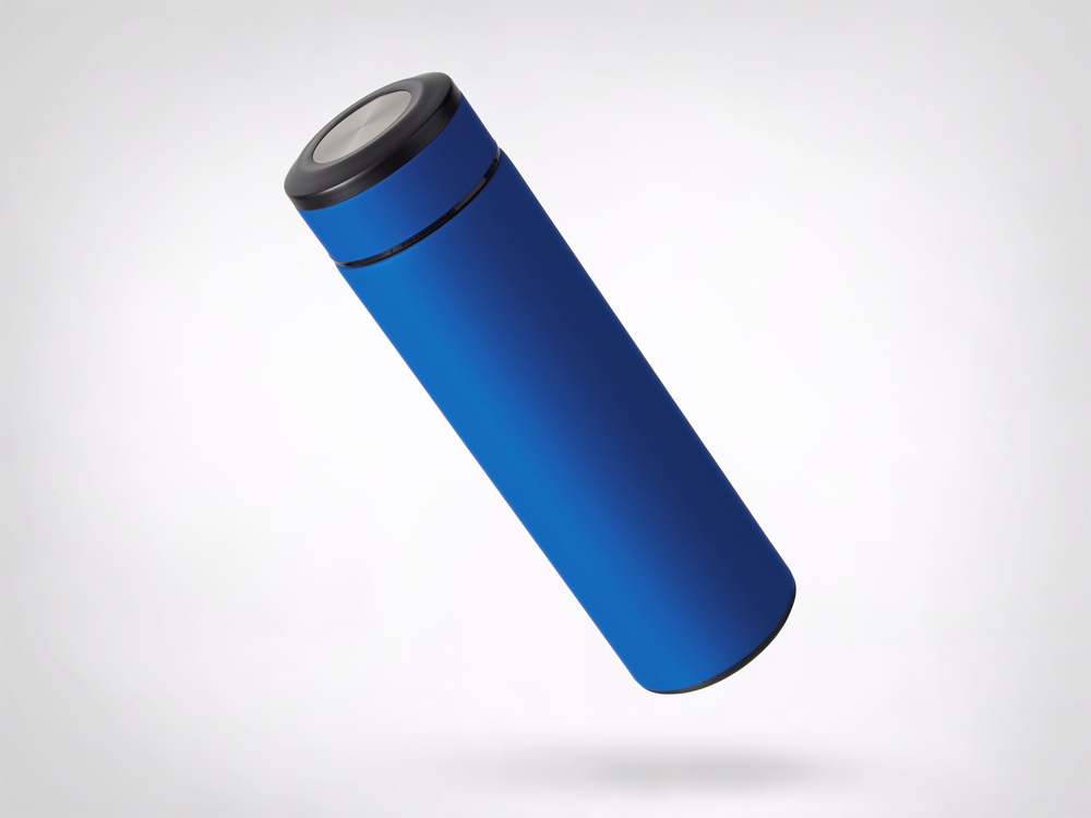 Вакуумный термос Vacuum Flask C1, soft touch, 420мл, синий-5