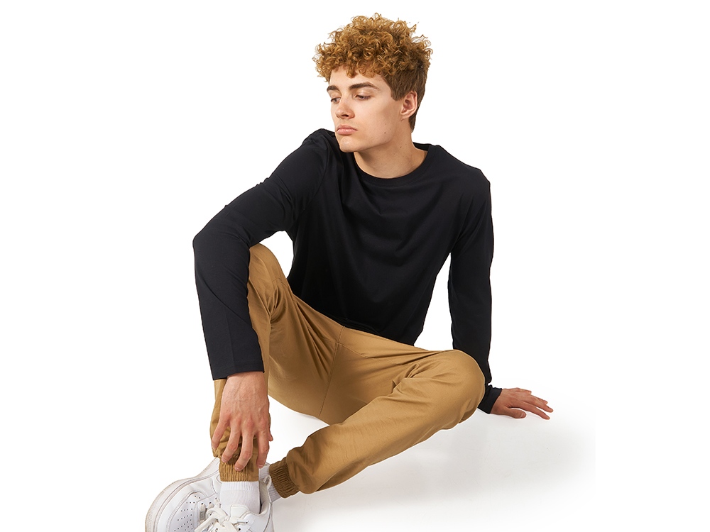 Лонгслив Porto мужской, черный-1