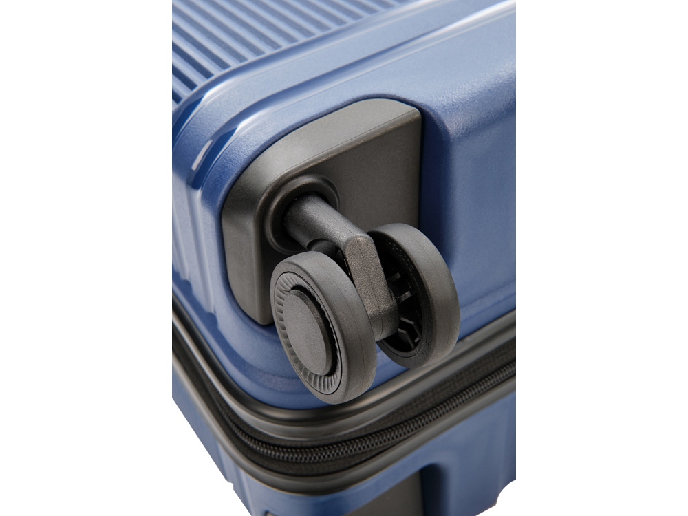 Чемодан 4-х колесный, Magellan, TRINIDAD, 110л, синий металлик-6