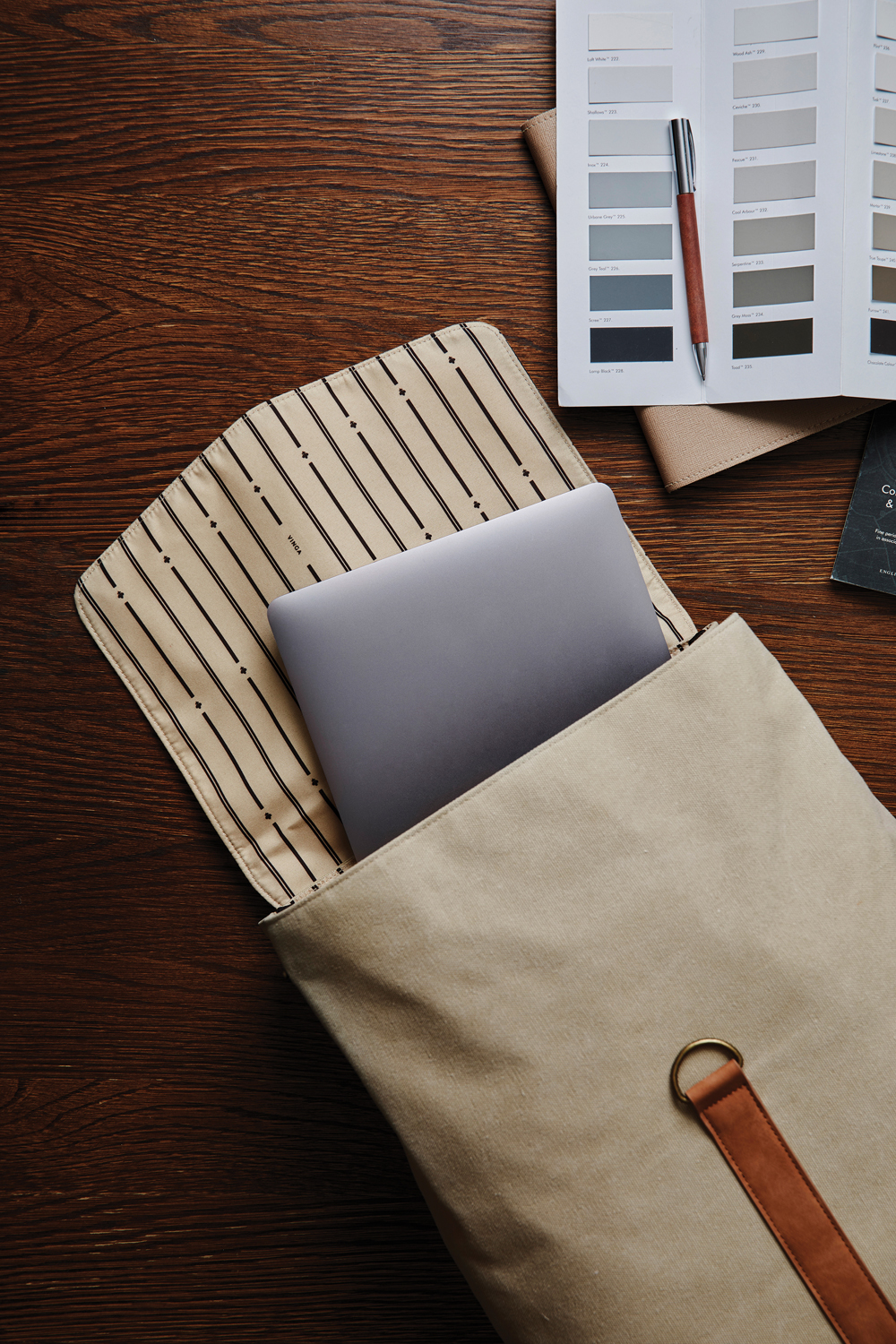 Рюкзак VINGA Bosler из переработанного канваса GRS, 15’’-5