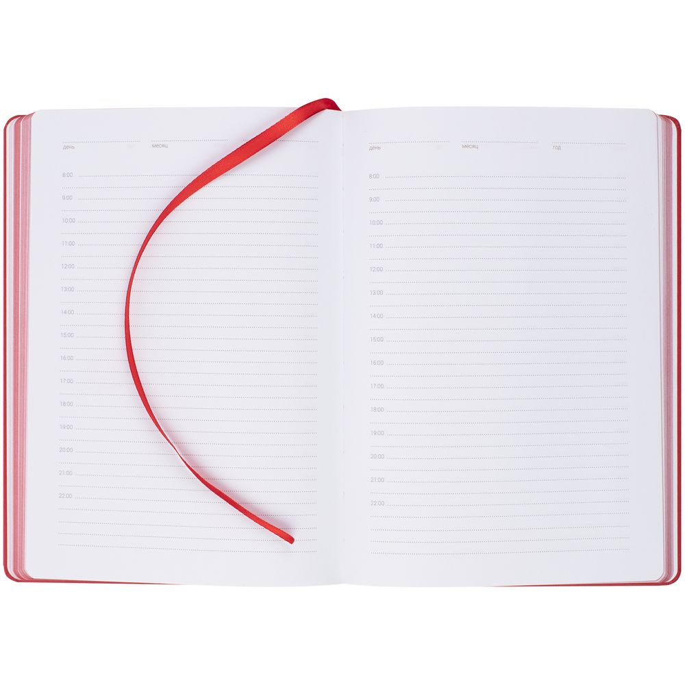 Ежедневник New Factor Metal, красный-4