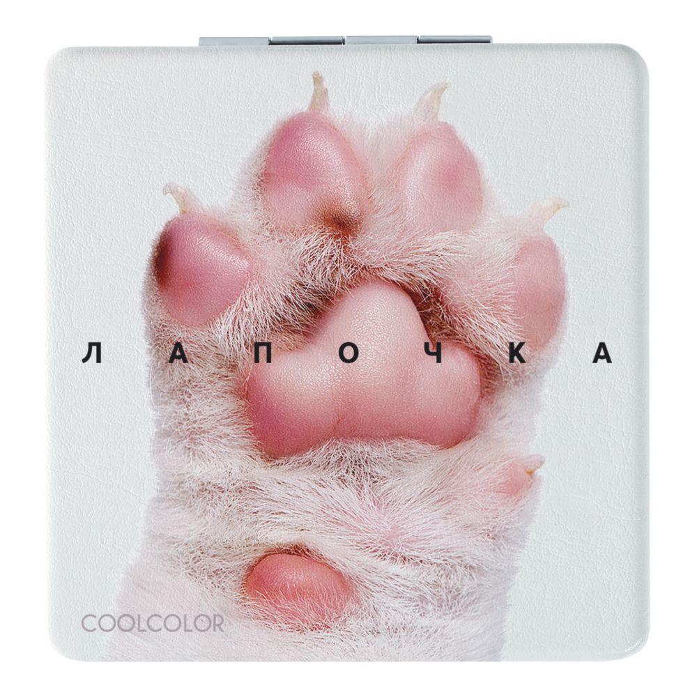 Зеркало «Лапочка», квадратное-0