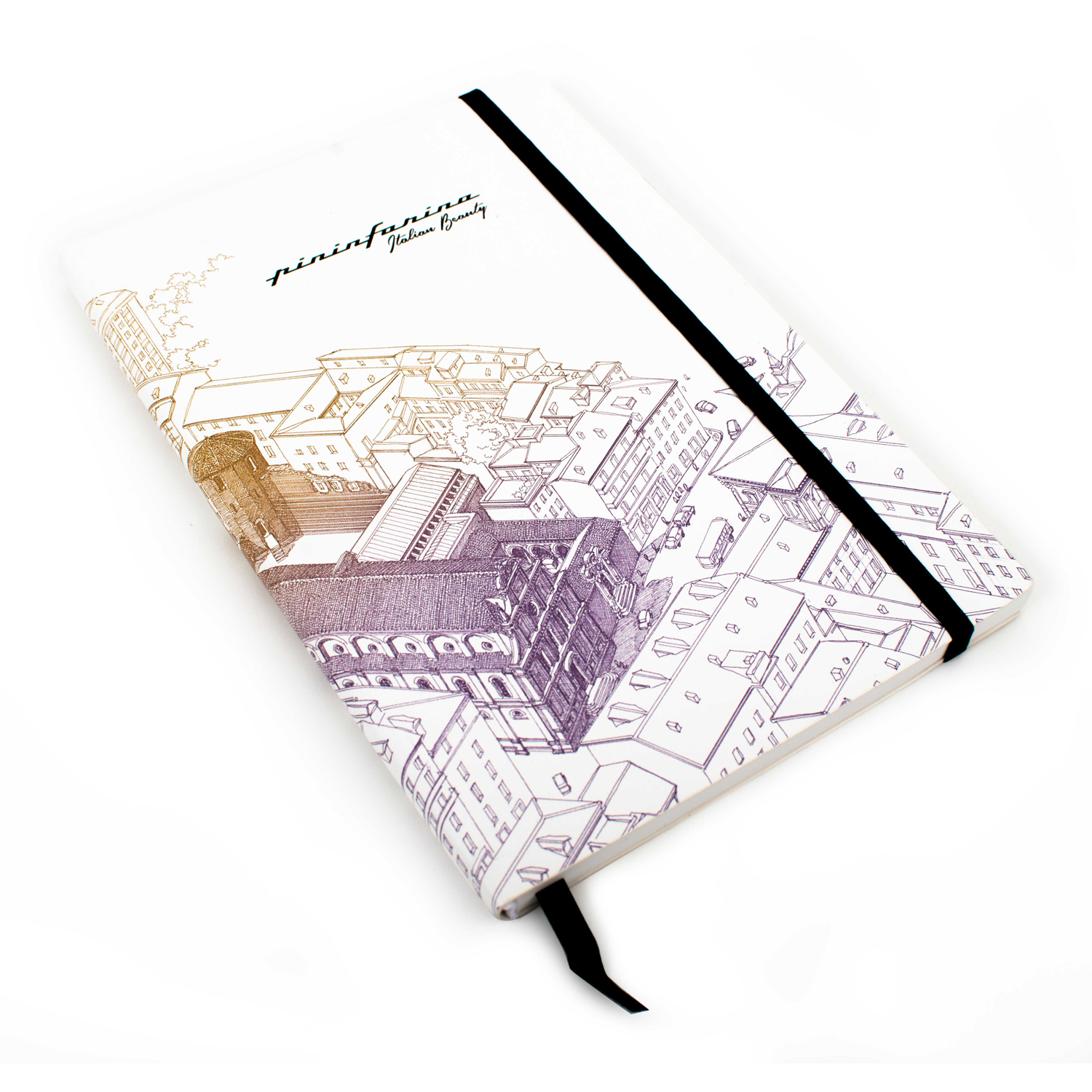 Блокнот линованный Pininfarina ITALIAN BEAUTY MILANO из каменной бумаги, А5-0
