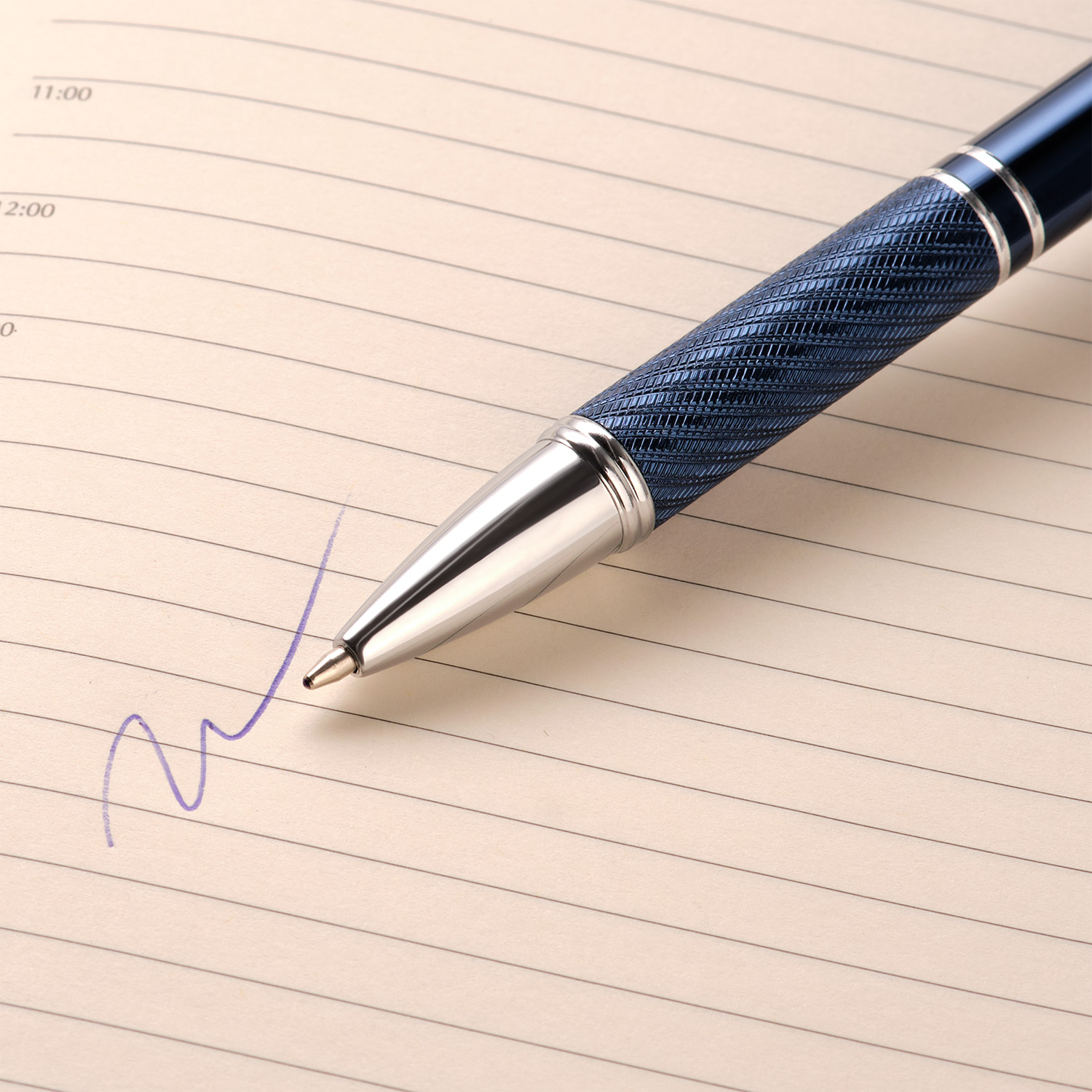 Шариковая ручка Крокус (Crocus), синяя-3