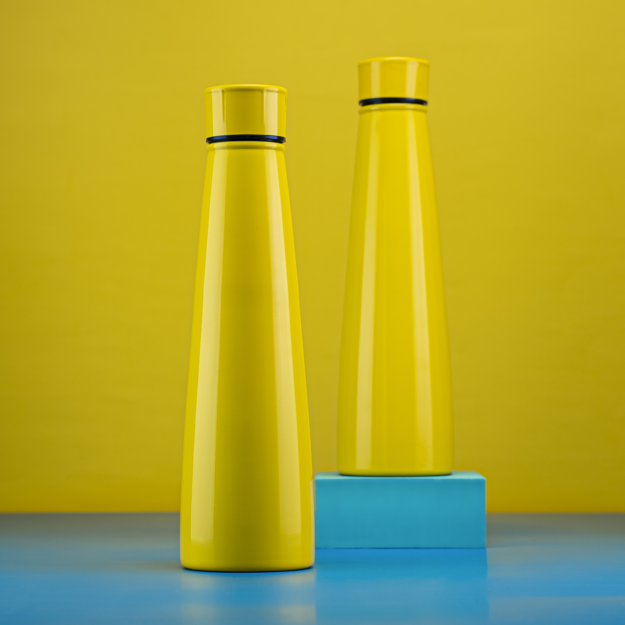 Термобутылка для напитков N-shape (желтый)-5