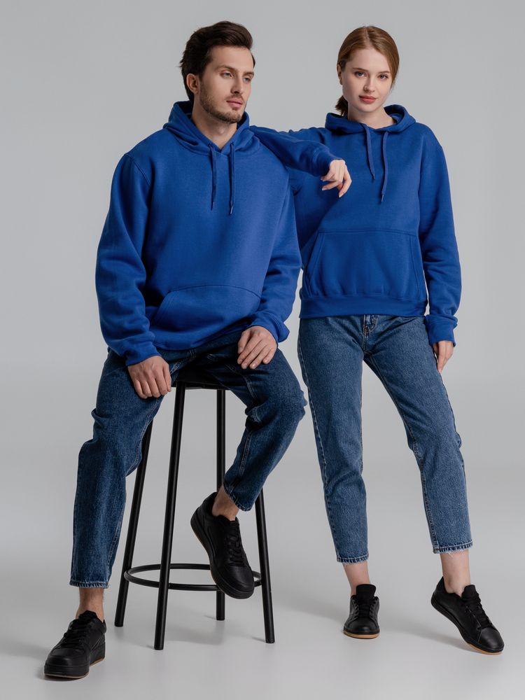 Толстовка с капюшоном Slam 320, ярко-синяя-6