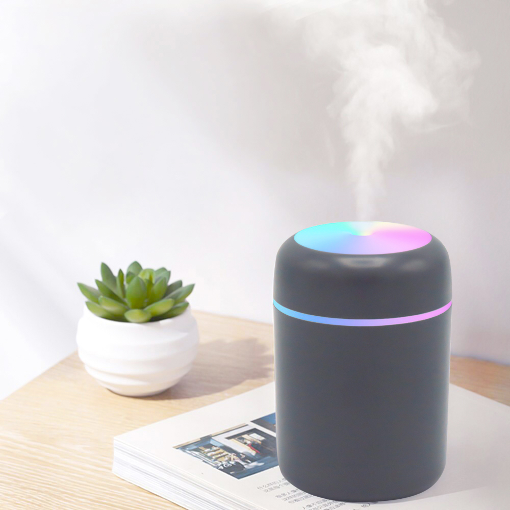 Светодиодный USB увлажнитель Aroma, Темно-серый-3