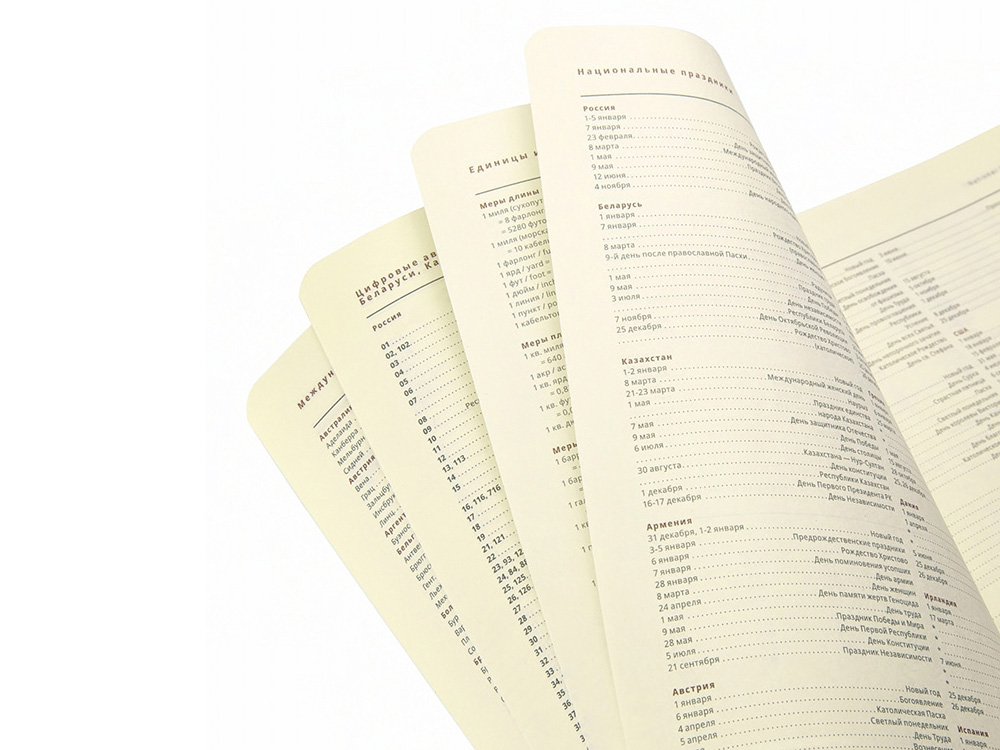 Ежедневник А5 недатированный Prestige, красный-2