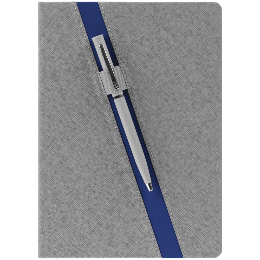 Ежедневник Rubikon на заказ, недатированный серо-синий-2